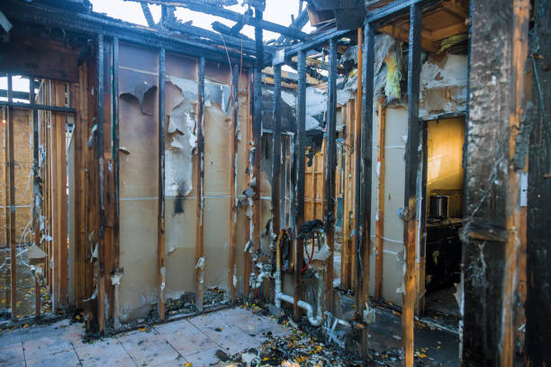 Professional Fire Damage Assessment technician working in Becker, MN